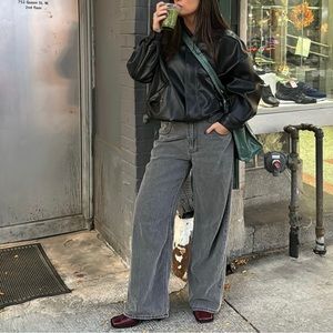 Source Unknown Boyfriend Pigment Jeans, Sharkskin